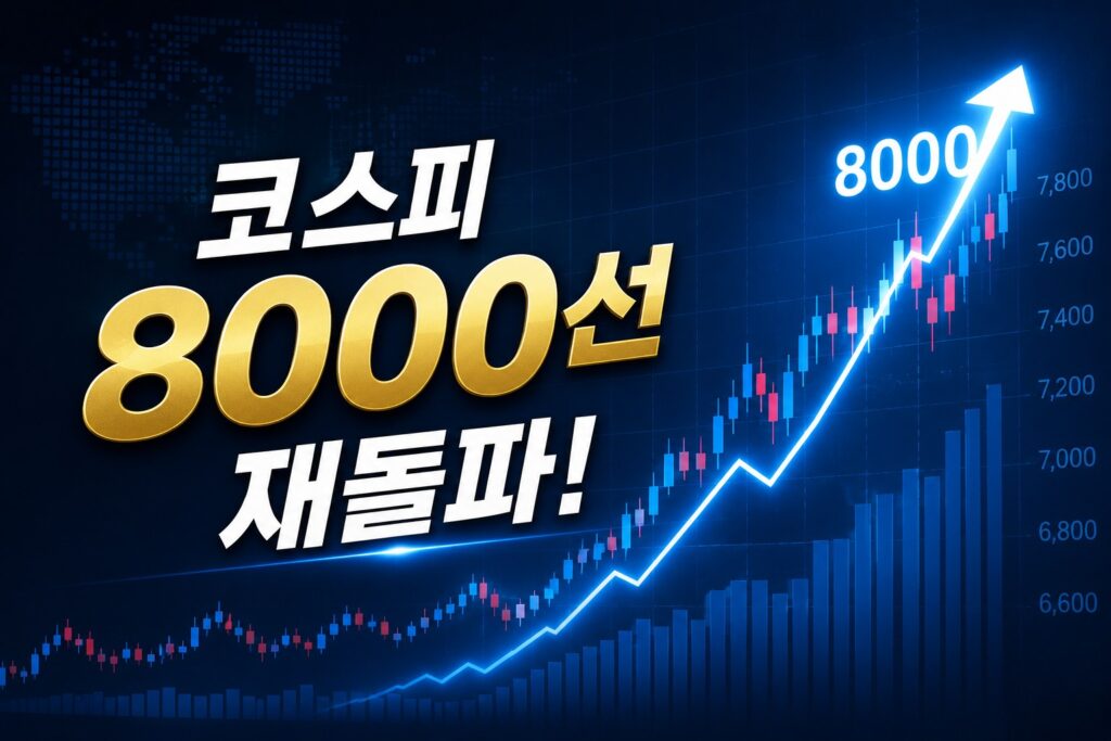 코스피 8000선 재돌파