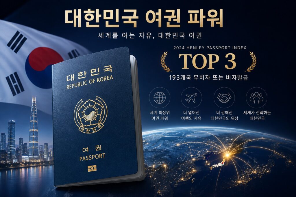 대한민국 한국 여권 파워