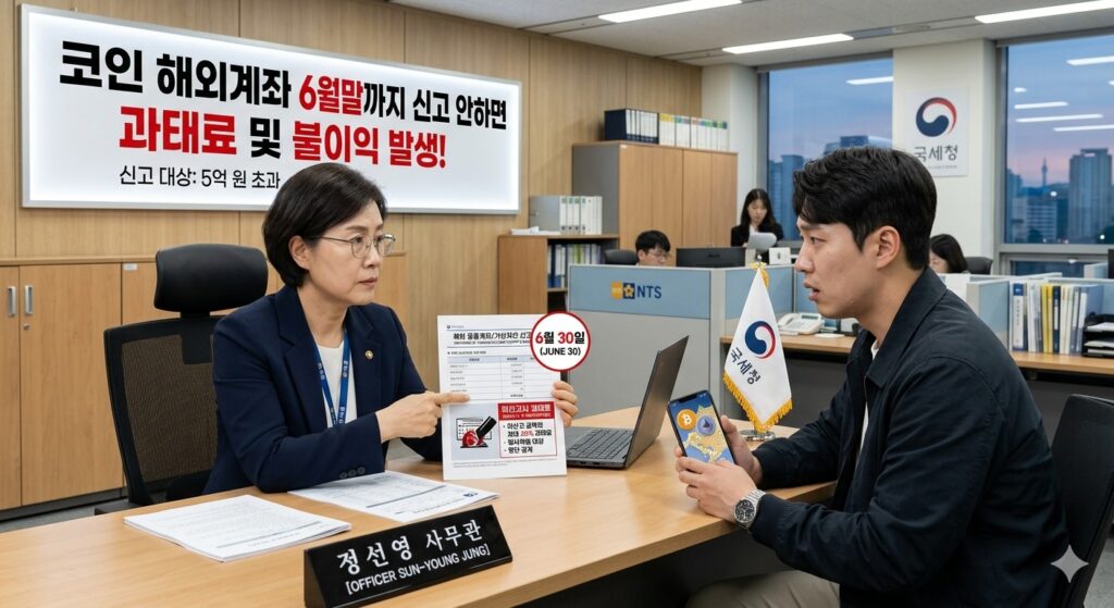 코인 해외계좌 6월말까지 신고 안하면 과태료